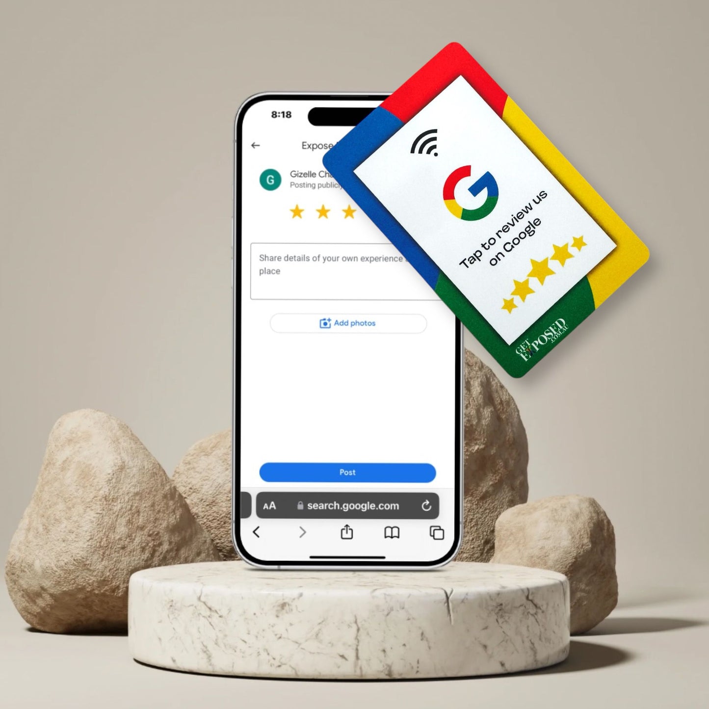 The BuzzCard – Tap to Leave Google Reviews Instantly